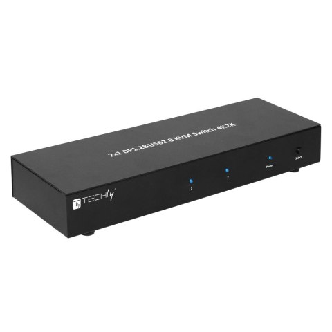 TECHLY PRZEŁĄCZNIK KVM DISPLAYPORT/USB 2X1 DUAL HE