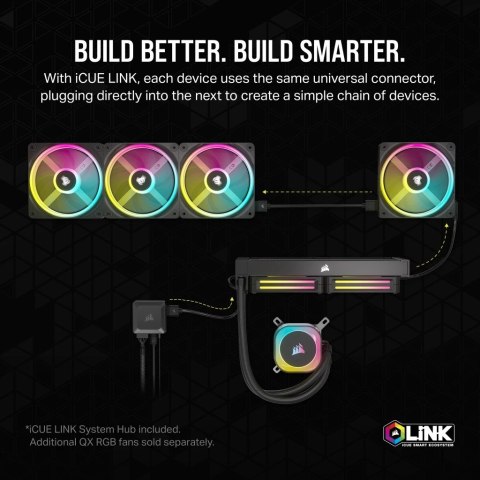Chłodzenie wodne Corsair iCUE LINK H100i RGB Black