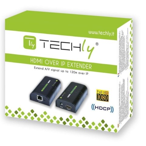 TECHLY ODBIORNIK EXTENDER HDMI PO SKRĘTCE OVER IP DO 120M IDATA EXTIP-373R TECHLY ODBIORNIK EXTENDER HDMI PO SKRĘTCE OVER IP DO 120M IDATA EXTIP-373R