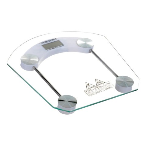 Waga łazienkowa Esperanza Pilates EBS008W (kolor przeźroczysty) Waga łazienkowa Esperanza Pilates EBS008W (kolor przeźroczysty)