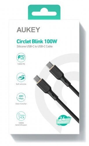 AUKEY CB-SCC101 KABEL USB-C QC PD 1M 5A 100W