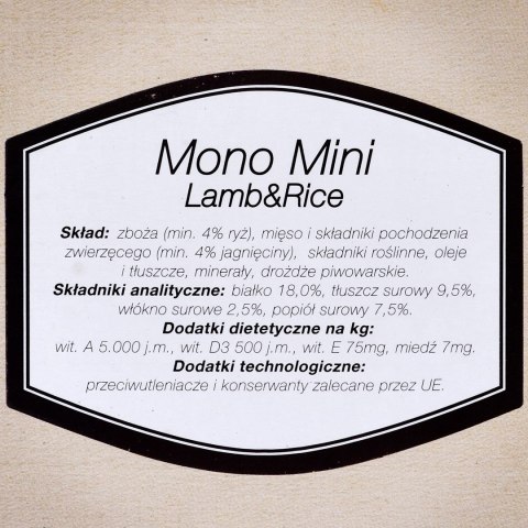 Bosch Psia Spiżarnia Ciastka Mono Mini Lamb & Rice - kości - 0,9kg Bosch Psia Spiżarnia Ciastka Mono Mini Lamb & Rice - kości - 0,9kg