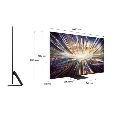 Telewizor Samsung QE75QN800DTXXH QLED 75'' 8K Ultra HD Tizen 165Hz Dolby Atmos Czarny