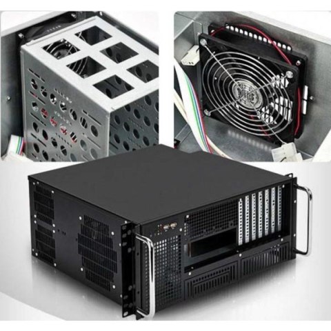 TECHLY OBUDOWA PC ATX RACKOWA 19 CALI 4U CZARNA 30