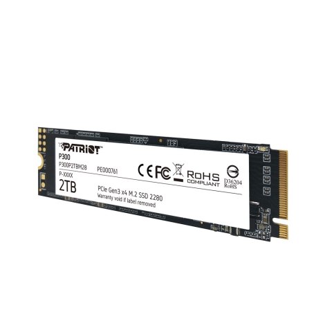 Dysk SSD Patriot P300 2TB M2 2280 PCI-Ex4 Gen3 NvME Dysk SSD Patriot P300 2TB M2 2280 PCI-Ex4 Gen3 NvME
