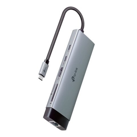 Hub TP-LINK UH9120C 3xUSB-A 3.0, 1xUSB-C 3.0, 1xUSB-C PD, HDMI 4K, RJ45 GE, SD, microSD Hub TP-LINK UH9120C 3xUSB-A 3.0, 1xUSB-C 3.0, 1xUSB-C PD, HDMI 4K, RJ45 GE, SD, microSD