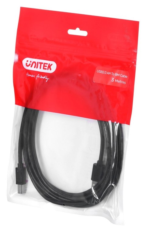 UNITEK KABEL USB AM-BM 3m UNITEK KABEL USB AM-BM 3m