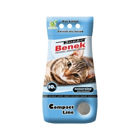 CERTECH Super Benek Compact Naturalny - żwirek dla kota zbrylający - 10 l CERTECH Super Benek Compact Naturalny - żwirek dla kota zbrylający - 10 l