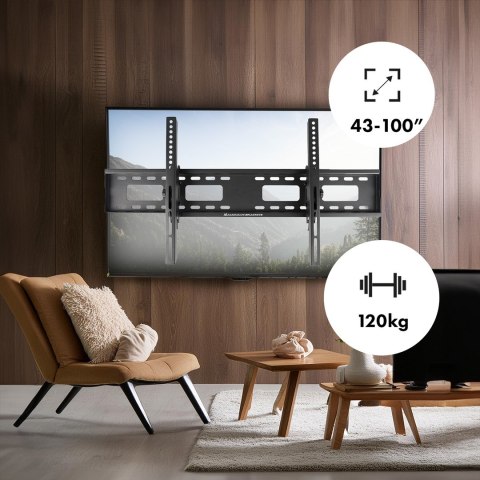 MACLEAN UCHWYT DO TV, MAX VESA 800X400, 43-100", 120KG, REG. ODCHYLENIA +15°~-15° MC-422 MACLEAN UCHWYT DO TV, MAX VESA 800X400, 43-100", 120KG, REG. ODCHYLENIA +15°~-15° MC-422