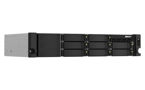 Qnap TS-864eU-8G, 2U, 8 x 2.5"/3.5" SATA, Intel Celeron N5095 4C/4T, 8 GB DDR4 onboard not expandable, 2 x 2.5GbE, Single PSU (n Qnap TS-864eU-8G, 2U, 8 x 2.5"/3.5" SATA, Intel Celeron N5095 4C/4T, 8 GB DDR4 onboard not expandable, 2 x 2.5GbE, Single PSU (n
