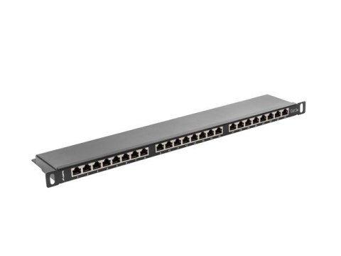 Patch panel Lanberg PPS5-0024-B (0.5U; kat. 5e; 24xRJ-45)