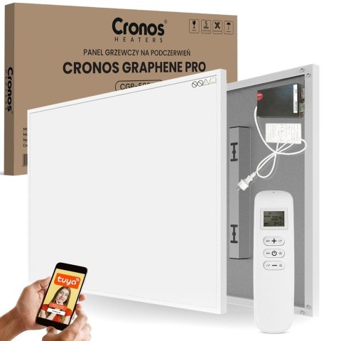 Promiennik podczerwieni Cronos Grafen PRO CGP-300TWP 300W z WiFi i pilotem (WYPRZEDAŻ) Promiennik podczerwieni Cronos Grafen PRO CGP-300TWP 300W z WiFi i pilotem (WYPRZEDAŻ)