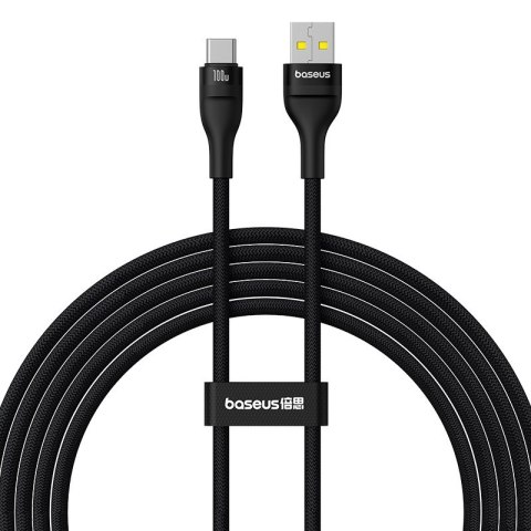 Kabel Baseus Flash 2 USB-USB C 100w 2m (czarny) Kabel Baseus Flash 2 USB-USB C 100w 2m (czarny)
