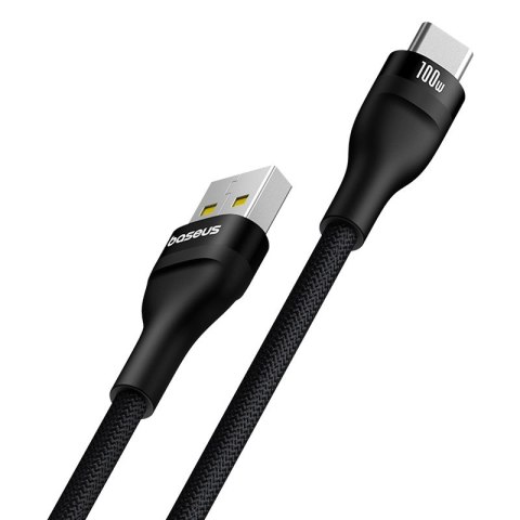 Kabel Baseus Flash 2 USB-USB C 100w 2m (czarny) Kabel Baseus Flash 2 USB-USB C 100w 2m (czarny)