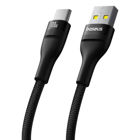 Kabel Baseus Flash 2 USB-USB C 100w 2m (czarny) Kabel Baseus Flash 2 USB-USB C 100w 2m (czarny)