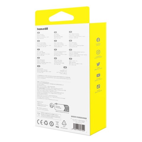 Kabel Baseus Flash 2 USB-USB C 100w 2m (czarny) Kabel Baseus Flash 2 USB-USB C 100w 2m (czarny)
