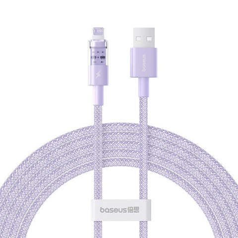 Kabel Baseus Gem 2.4A 2m (fioletowy)