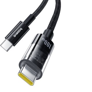 Kabel Baseus Gem Typ C-Typ C 100W 1m (czarny)
