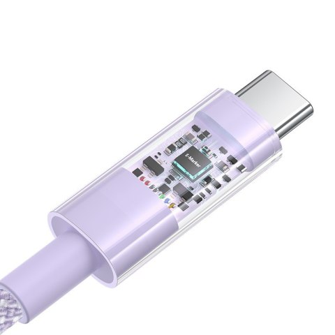 Kabel Baseus Gem Typ C-Typ C 100W 1m (fioletowy)