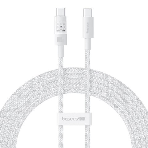 Kabel Baseus Gem Typ C-Typ C 100W 2m (biały)