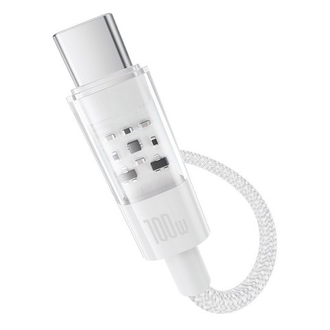 Kabel Baseus Gem USB-USB C 100W 2m (biały) Kabel Baseus Gem USB-USB C 100W 2m (biały)