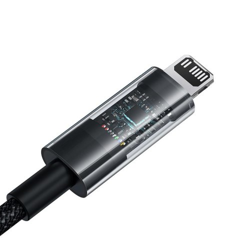 Kabel Baseus Gem USP C-IP 20W 2m (czarny) Kabel Baseus Gem USP C-IP 20W 2m (czarny)