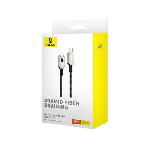 Kabel Baseus Unbreakable USB C-IP 20W 2m (biały)