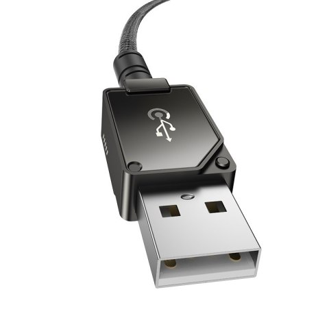 Kabel Baseus Unbreakable USB-IP 2.4A 1m (czarny)
