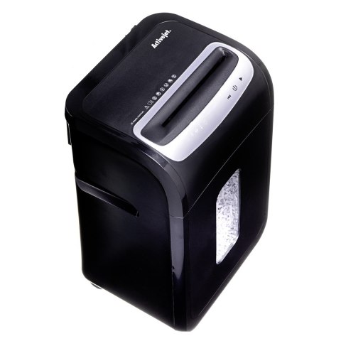 Niszczarka Activejet ASH-2502C, P-4, 28 l, ścinki 4x40 mm, czarna Niszczarka Activejet ASH-2502C, P-4, 28 l, ścinki 4x40 mm, czarna