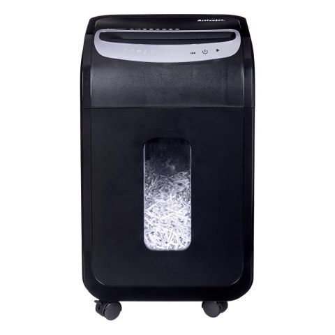 Niszczarka Activejet ASH-2502C, P-4, 28 l, ścinki 4x40 mm, czarna Niszczarka Activejet ASH-2502C, P-4, 28 l, ścinki 4x40 mm, czarna