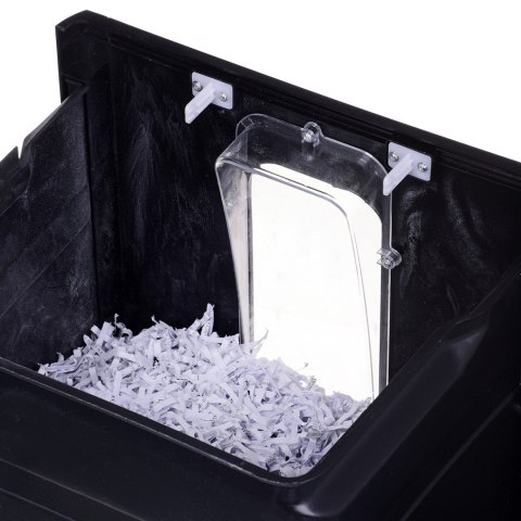 Niszczarka Activejet ASH-2502C, P-4, 28 l, ścinki 4x40 mm, czarna Niszczarka Activejet ASH-2502C, P-4, 28 l, ścinki 4x40 mm, czarna