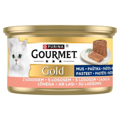 PURINA GOURMET GOLD Mus z łososiem 85g PURINA GOURMET GOLD Mus z łososiem 85g