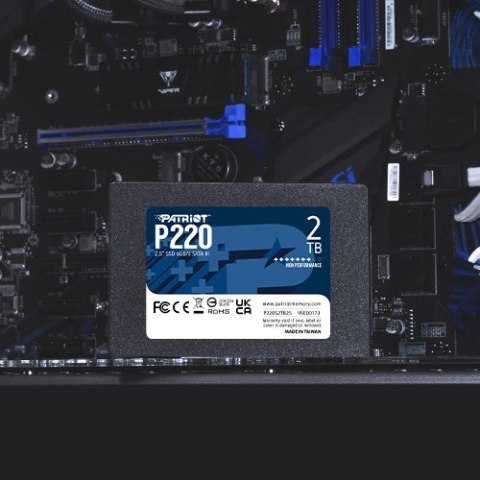 SSD PATRIOT P220 2TB SATA3 2,5" P220S2TB25 SSD PATRIOT P220 2TB SATA3 2,5" P220S2TB25