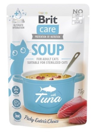 Brit Care Soup with duck tuna 75g cat