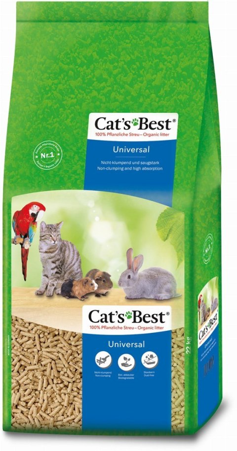 JRS Cats Best Universal - żwirek drewniany pellet - 22kg JRS Cats Best Universal - żwirek drewniany pellet - 22kg