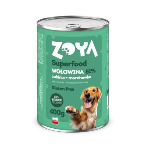 ZOYA Wołowina - Superfood - Karma mokra dla psów - 400g ZOYA Wołowina - Superfood - Karma mokra dla psów - 400g