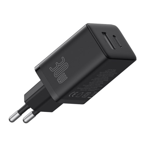 Ładowarka sieciowa Baseus Cube C+U 30W EU (cluster black) Ładowarka sieciowa Baseus Cube C+U 30W EU (cluster black)