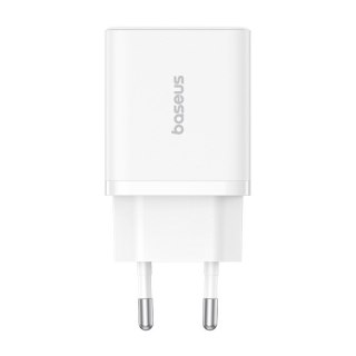 Ładowarka sieciowa Baseus Cube C+U 30W EU (moon white)