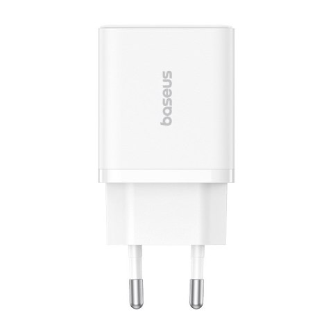 Ładowarka sieciowa Baseus Cube C+U 30W EU (moon white) Ładowarka sieciowa Baseus Cube C+U 30W EU (moon white)