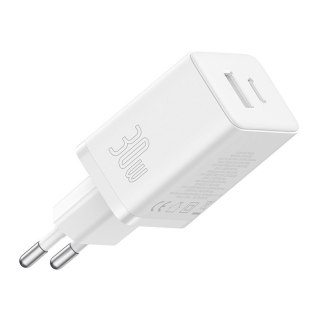 Ładowarka sieciowa Baseus Cube C+U 30W EU (moon white)