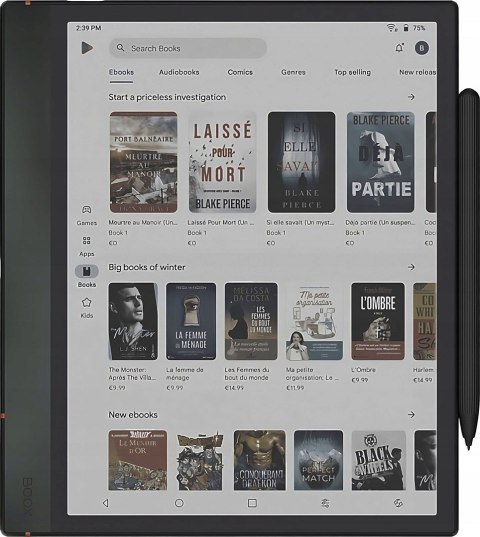 Ebook Onyx Boox Note Air 4 C 10,3" E-Ink Kaleido 3 64GB Wi-Fi Gray Ebook Onyx Boox Note Air 4 C 10,3" E-Ink Kaleido 3 64GB Wi-Fi Gray