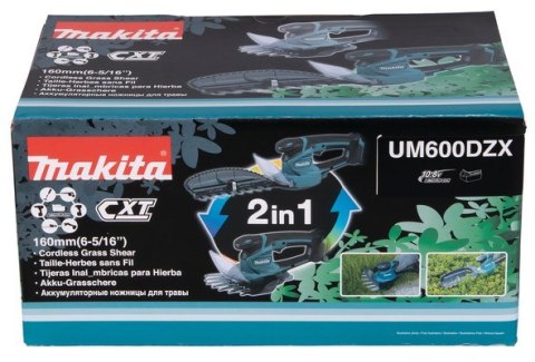 Nożyce do żywopłotu i trawy AKU UM600DZX MAKITA Nożyce do żywopłotu i trawy AKU UM600DZX MAKITA