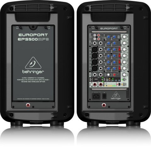 Behringer EPS500MP3 - Zestaw nagłośnieniowy Behringer EPS500MP3 - Zestaw nagłośnieniowy