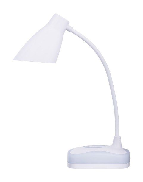 Nowoczesna lampka na biurko LED Activejet CLASSIC PLUS biała z funkcją oświetlenia nocnego Nowoczesna lampka na biurko LED Activejet CLASSIC PLUS biała z funkcją oświetlenia nocnego