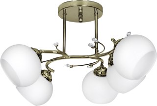 Żyrandol klasyczna lampa sufitowa wisząca Activejet IRMA Patyna 5xE27 do salonu