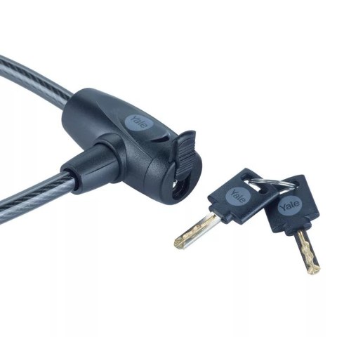 Linka rowerowa stalowa na klucz 10x600mm Yale Essential Security Keyed Cable Lock 10mm Linka rowerowa stalowa na klucz 10x600mm Yale Essential Security Keyed Cable Lock 10mm