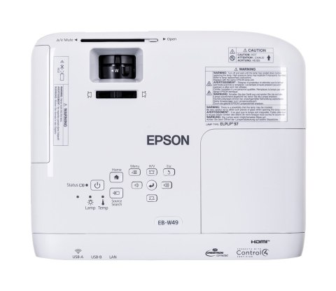 PROJEKTOR EPSON EB-W49 LCD, WXGA, 3800 ANSI, 16000:1