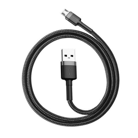 Kabel Baseus cafule CAMKLF-BG1 (USB M - Micro USB M; 1m; kolor szaro-czarny) Kabel Baseus cafule CAMKLF-BG1 (USB M - Micro USB M; 1m; kolor szaro-czarny)