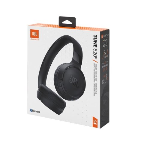 Słuchawki JBL TUNE 520 BT (black, bezprzewodowe, nauszne) Słuchawki JBL TUNE 520 BT (black, bezprzewodowe, nauszne)