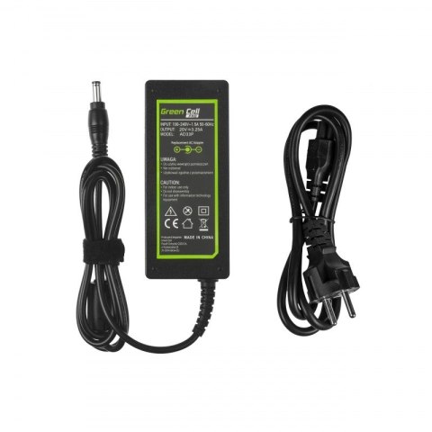 GREEN CELL ZASILACZ AD33P FUJITSU 20V 3.25A 65W GREEN CELL ZASILACZ AD33P FUJITSU 20V 3.25A 65W
